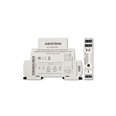 JA-110N-DIN modu wyjcia PG (250V) na szyn DIN Jablotron