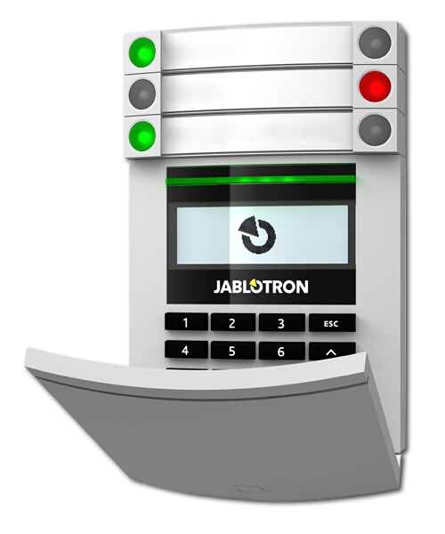 JA-114E przewodowa klawiaturaLCD z czytnikiem RFiD BUS Jablotron