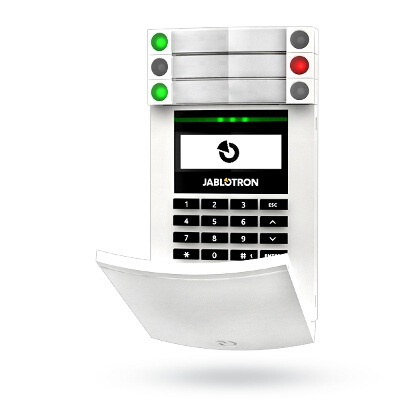 JA-154E bezprzewodowa 2-kierunkowa klawiatura LCD z czytnikiem RFiD Jablotron